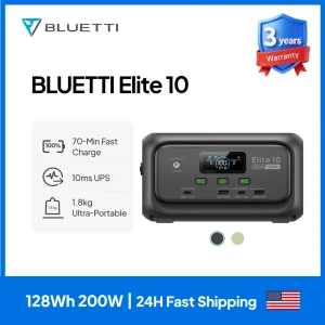 128Wh 200W Mini Power Portable Solar Generator