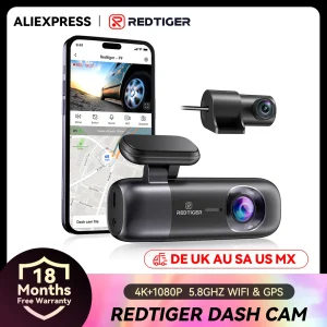 Dash Cam 4K Dash Camera Front and Rear