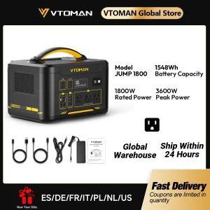 VTOMAN JUMP 2200/ JUMP 1800 Portable Power Station