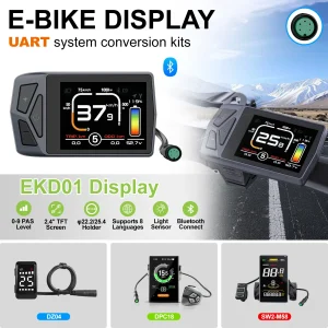 Bafang UART Display for Hub Mid Motor Ebike Kits